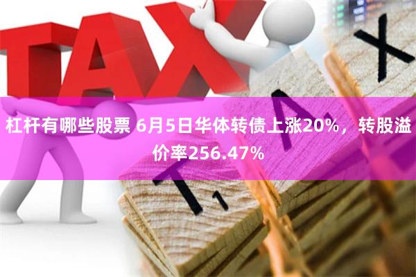 杠杆有哪些股票 6月5日华体转债上涨20%，转股溢价率2